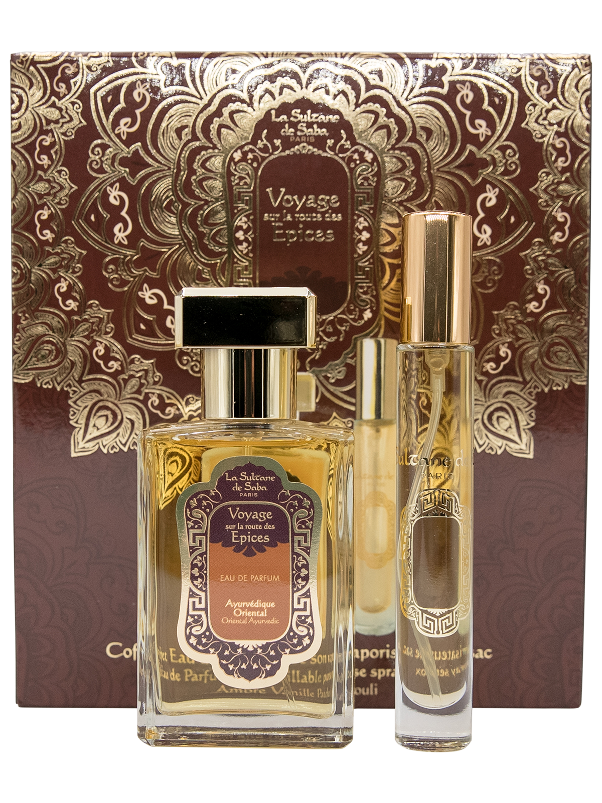 Apa de parfum Auyrvedic 50ml + Vaporizator poseta 10ml